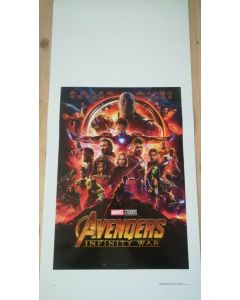 Avengers infinity war Locandina cm 33x70