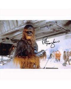 Autografo Peter Mayhew Star Wars 3 Foto 20x25
