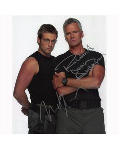 Autografo Richard Dean Anderson e Michael Shanks - Stargate SG-1 Foto 20x25