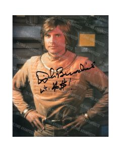 Autografo   Dirk Benedict Battlestar Galactica Foto 20x25