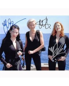 Autografo Charlie's Angels Cast 3 Actors Foto 20x25