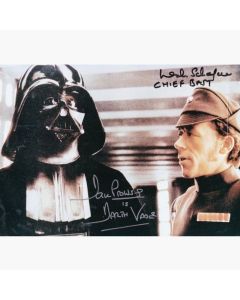 Autografo Star Wars Episode IV Dave Prowse - Leslie Schofield and COA