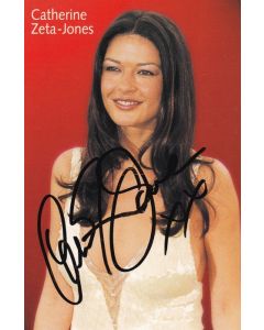 Autografo- Catherine Zeta-Jones -  on Promo-Card