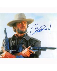 Autografo Clint Eastwood - Wester Foto 20x25