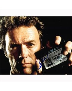 Autografo Clint Eastwood - ispettore Callaghan  foto 20x25 cm
