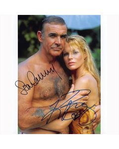 Autografo Sean Connery & Kim Basinger - James Bond Foto 20x25