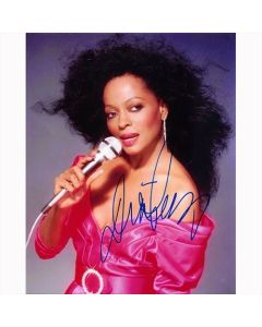 Autografo Diana Ross Foto 20x25