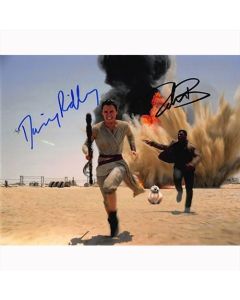 Autografo Star Wars Daisy Ridley & John Boyega -  Foto 20x25