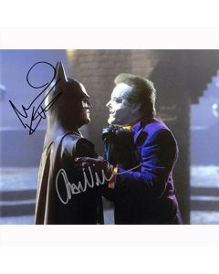 Autografo Michael Keaton & Jack Nicholson - Batman Foto 20x25