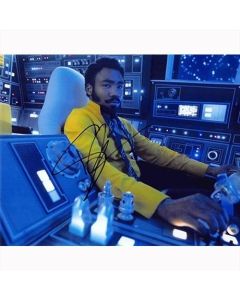 Autografo Donald Glover - Star Wars Solo Foto 20x25