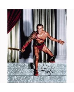 Autografo Kirk Douglas 4- Spartacus Foto 20x25