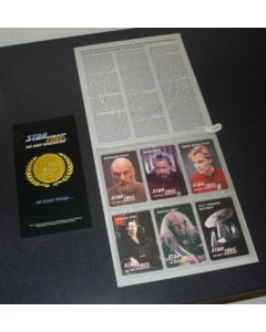 Star Trek The Next Generation All Good Things – Set completo di carte telefoniche