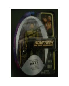 Action Figure Lieutenant Thomas Riker autografata da Jonathan Frakes