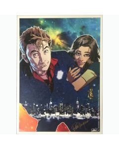 Litografia “Doctor Who: The Tenth Doctor 2015” Cover autografata da Elena Casagrande