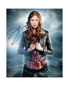 Autografo Karen Gillan Doctor Who 5 Foto 20x25 