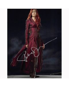 Autografo Famke Janssen - X-Men Foto 20x25