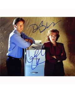 Autografo David Duchovny & Gillian Anderson - The X-FilesFoto 20x25