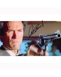 Autografo Clint Eastwood - Dirty Harry Foto 20x25
