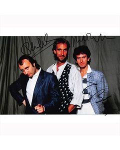 Autografo Genesis Gruppo musicale 2 Foto 20x25