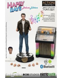 OLD & RARE - Fonzie Happy Days 1/6 Deluxe Action Figure 12" Infinite Statue