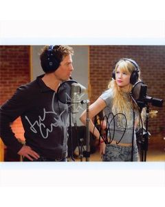 Autografo Hugh Grant & Haley Bennett foto 20x25