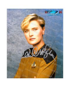 Autografo Denise Crosby Foto 20x25  ufficiale Reunion 2015