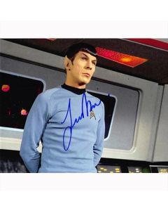 Autografo - Leonard Nimoy 5- Star Trek Foto 20x25