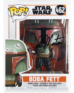 Autografo John Morton  "Star Wars" #462 Boba Fett Funko Pop! Bobble-Head Vinyl Figure