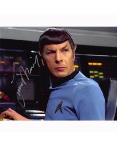 Autografo Leonard Nimoy - Star Trek Classica 6 Foto 20x25