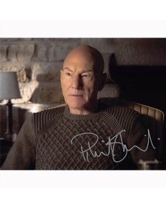 Autografo Patrick Stewart - Star Trek Picard 2 Foto 20x25