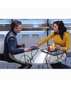 Autografo Anson Mount & Rebecca Romijn  Star Trek Discovery Foto 20x25: