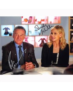 Autografo  - Robin Williams & Sarah Michelle Gellar Foto 20x25