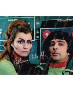 Autografo  Catherine Schell Space 1999 - 6 Foto  20x25