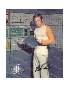 Autografo Nick Tate 2 Space 1999 Foto 20x25 