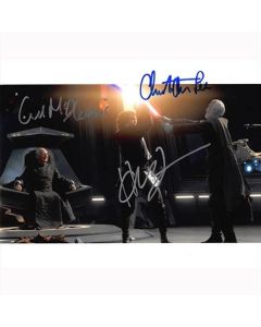 Autografo Star Wars Revenge of The Sith Cast di 3 Foto 20x25