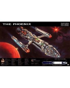 Litografia Cutaway Poster Phoenix Star Trek