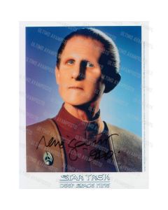Autografo René Auberjonois 2 Star Trek DS9 Foto 20x25