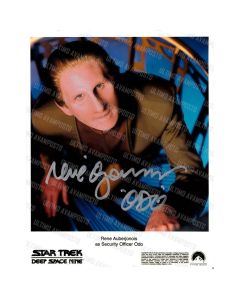 Autografo René Auberjonois 7 Star Trek DS9 Foto 20x25