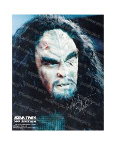 Autografo J.G. Hertzler Star Trek DS9 Foto 20x25