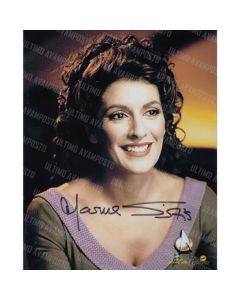 Autografo Marina Sirtis Star Trek TNG Foto 20x25