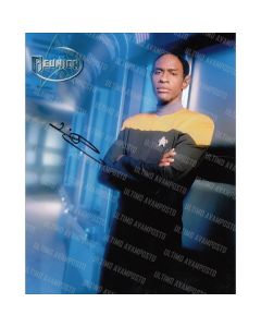Autografo Tim Russ Star Trek Voyager 3 Foto 20x25
