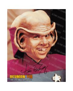 Autografo Aron Eisenberg Star Trek DS9 Foto 20x25