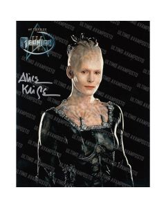 Autografo Alice Krige Star Trek 2 Foto 20x25