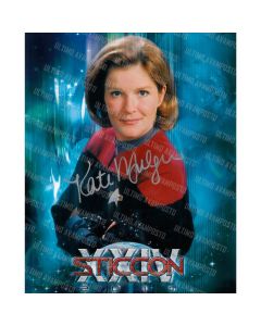 Autografo Kate Mulgrew  Star Trek Voyager 2 Foto 20x25