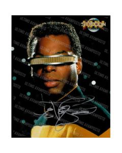 Autografo LeVar Burton Star Trek 3 Foto 20X25