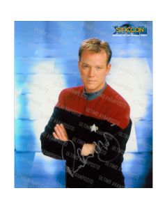 Autografo Robert Duncan Star Trek Voyager Foto 20x25