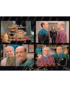 Autografo Robert Picardo Star Trek  Voyager 8 Foto 20x25