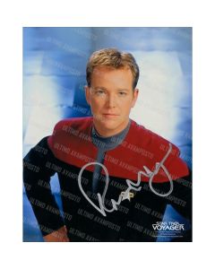 Autografo Robert Duncan McNeill Star Trek Voyager 2 Foto 20x25