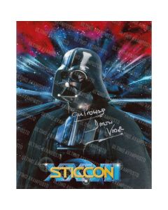 Autografo Dave Prowse Star Wars Foto 20x25