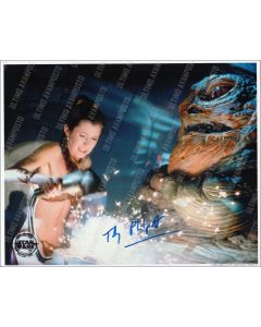 Autografo Toby Philpott Star Wars Jabba 2 Foto 20x25